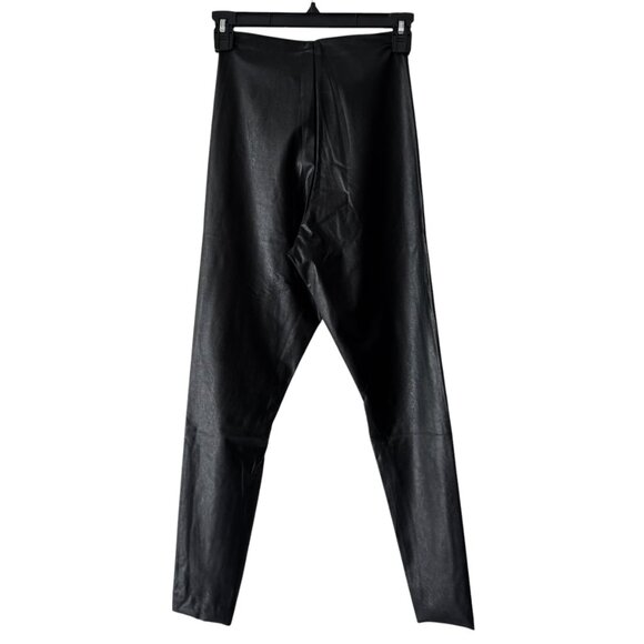 🆕 90 Degree by Reflex Leatherette Super High Rise Leggings - Picture 6 of 7